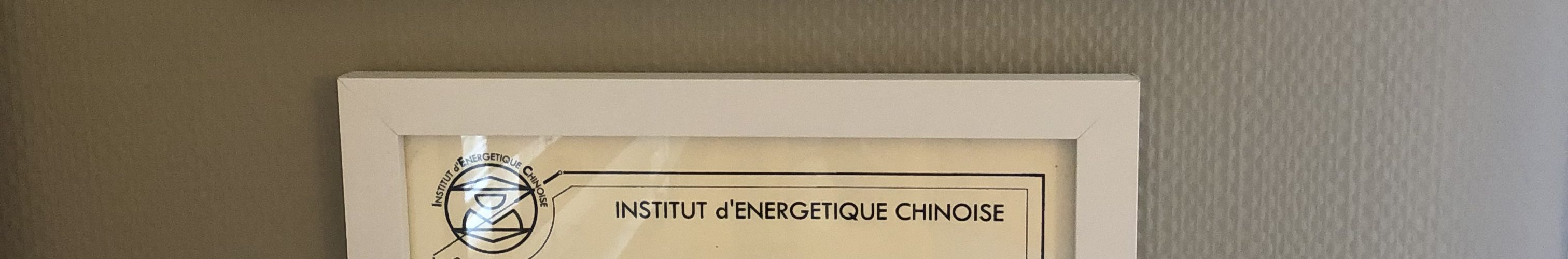 a group of certificates on a wall