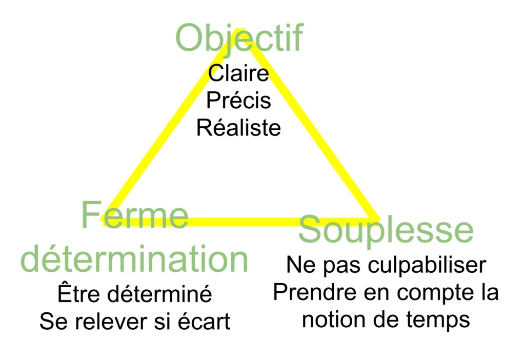 triangle de la réussite, régime alimentaire durable