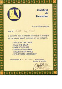 diplôme de kinésiologie 3x1 kinésiologue à la reole; kinésiologue à Langon; kinésiologue à Bazas