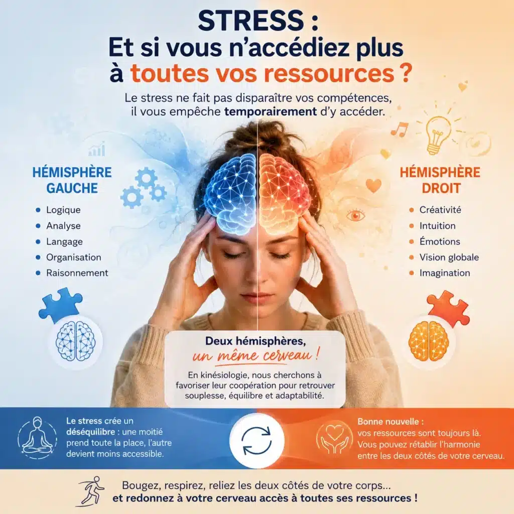 cerveau gauche et cerveau droit avec labyrinthe-kinesiologie et Guy-Arnaud Pénet