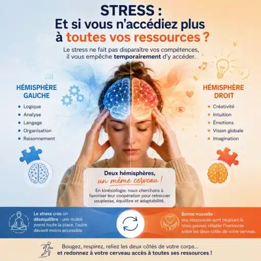 cerveau gauche et cerveau droit avec labyrinthe-kinesiologie et Guy-Arnaud Pénet